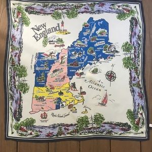 Silk New England scarf